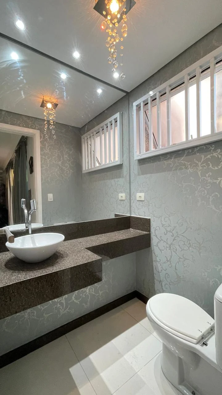 Textura aplicada em lavabo